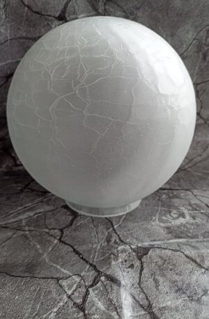 Gömb alakú kerti lámpa üveg bura  ⌀20cm